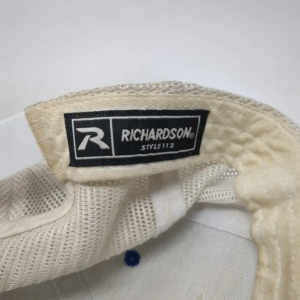 Richardson Trucker Hat Blue One Size Bruneau Round Up Rodeo Bronco Snapback